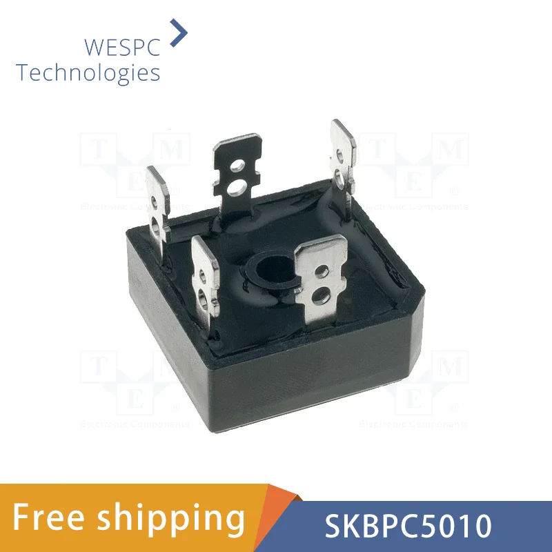 

SKBPC5010 Three-Phase Bridge Rectifier 1kV 50A high power rectifier bridge module