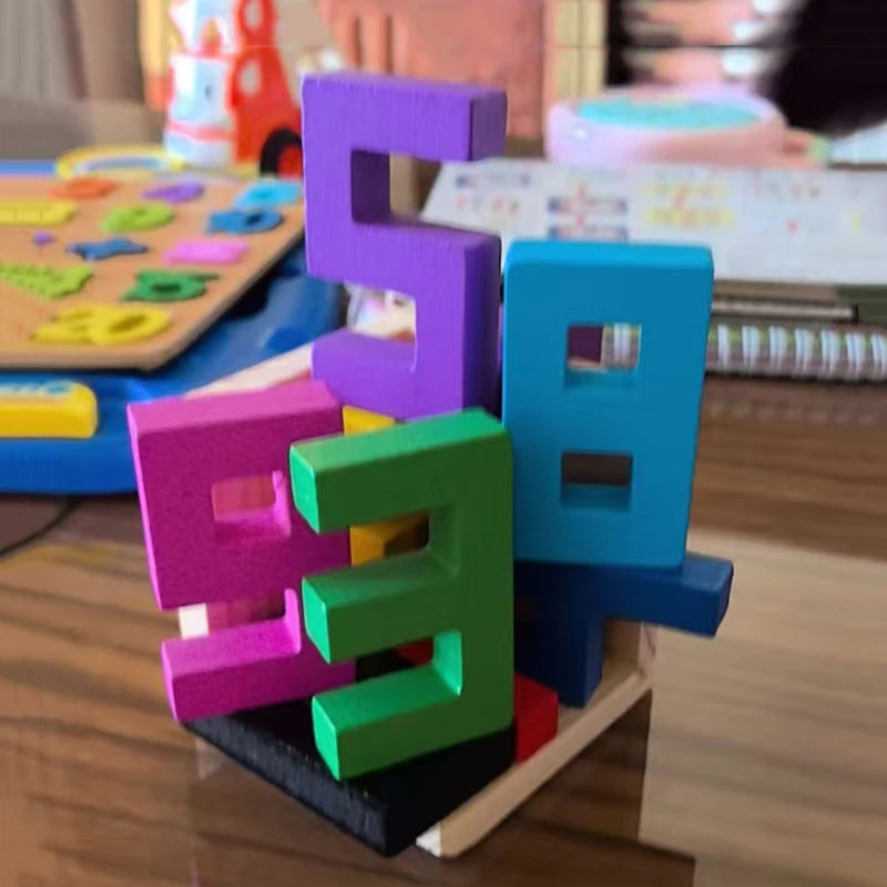 Numero Matematica Cubo Logico Scatola Magica Rompicapo in Legno Puzzle Regali Educativi per Bambini e Adulti Sviluppare Giocattoli Intellettuali