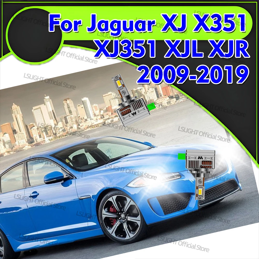 

2x LED Car Headlight D3S D3 Bulb 30000LM For Jaguar XJ X351 XJ351 XJL XJR 2009-2019 2010 2011 2012 2013 2014 2015 2016 2017 2018