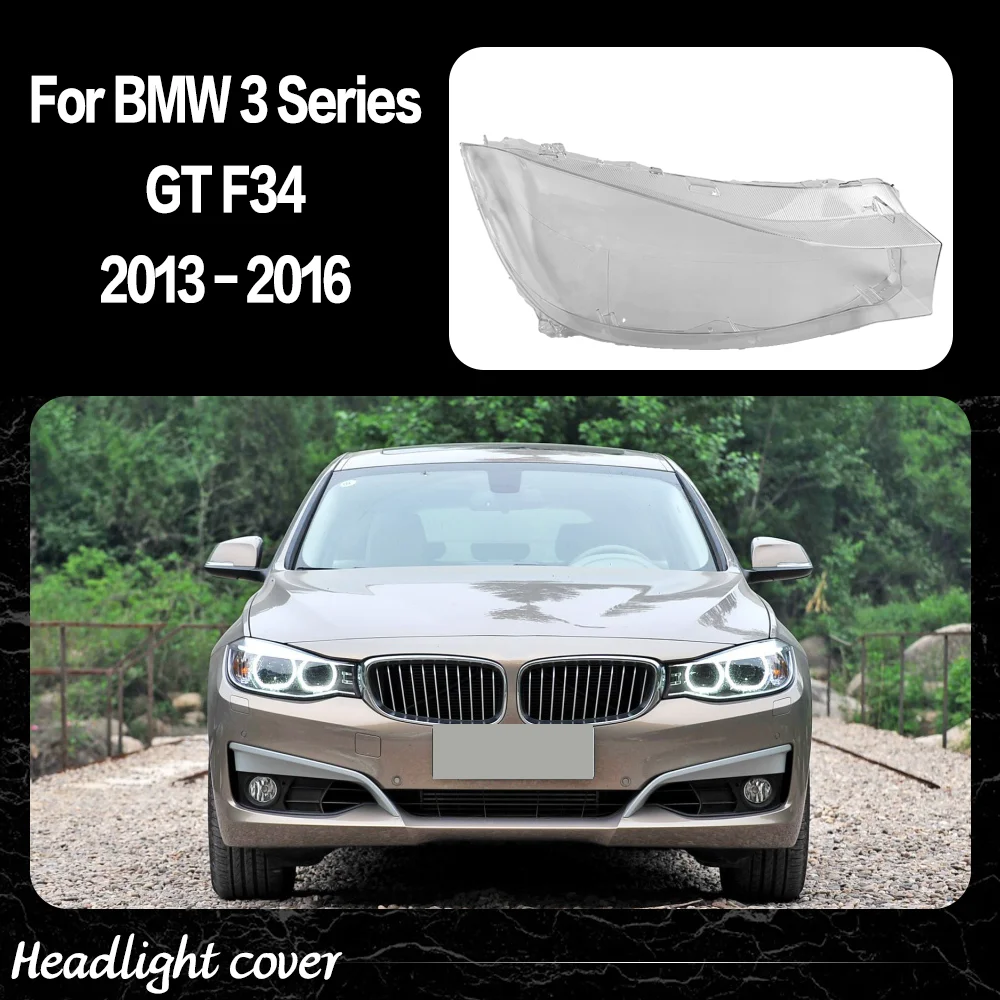 

Headlight Cover Transparent Lampshade Headlamp Shell Replace Original Glass Lens For BMW 3 Series GT F34 2013 2014 2015 2016