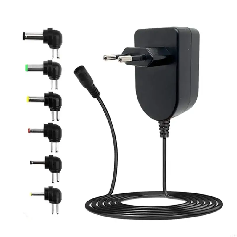 

36W 3-12V with 6 Connectors 100-240V to DC5521 Switching Power Adapter