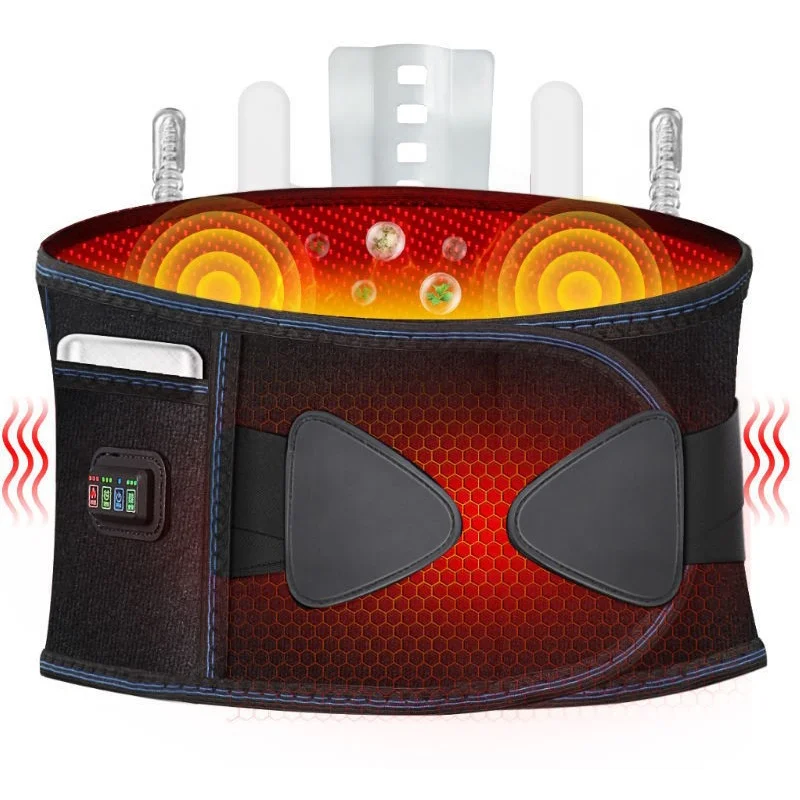 

Регулируемый пояс для живота с подогревом и компрессией, поясничный позвонок, защита спины/живота, массажный пояс для талии при болях в пояснице