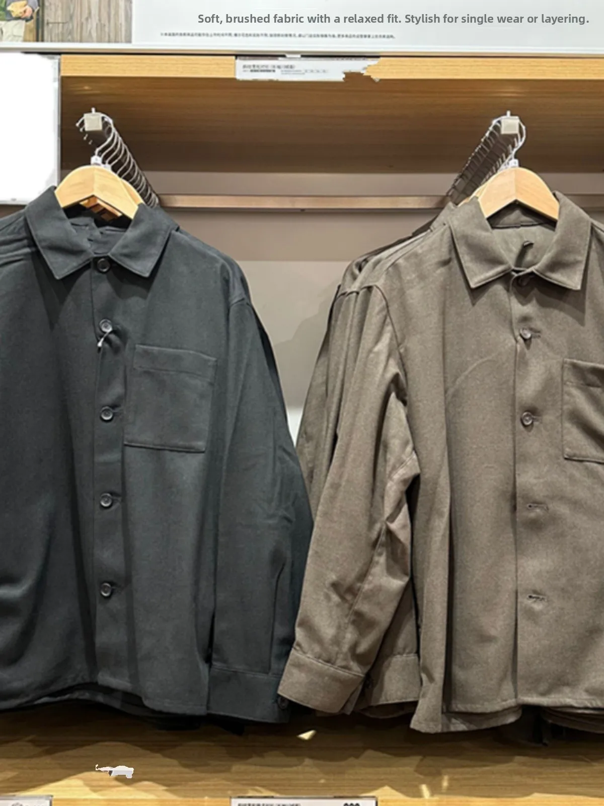 

Loose Fit Long Sve Flannel irt Youthful Sle Comfortable Breathable Autumn Men's Faion Outerwear Thin Coat K069