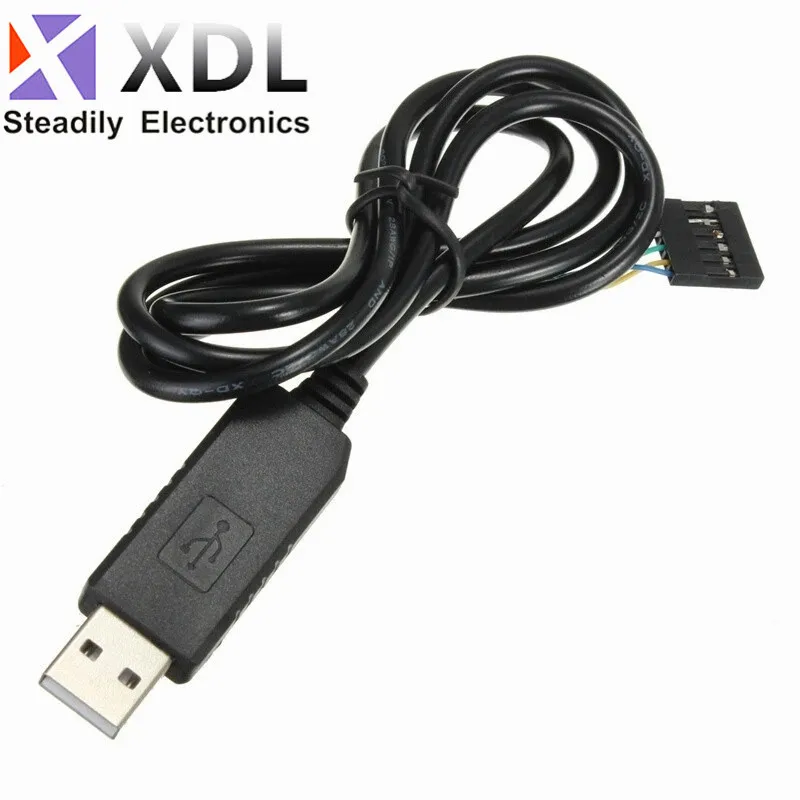 Переходник USB/UART TTL, 6-контактный разъем FTDI FT232RL, FT232 для Arduino, последовательный провод RS232, светодиодный индикатор