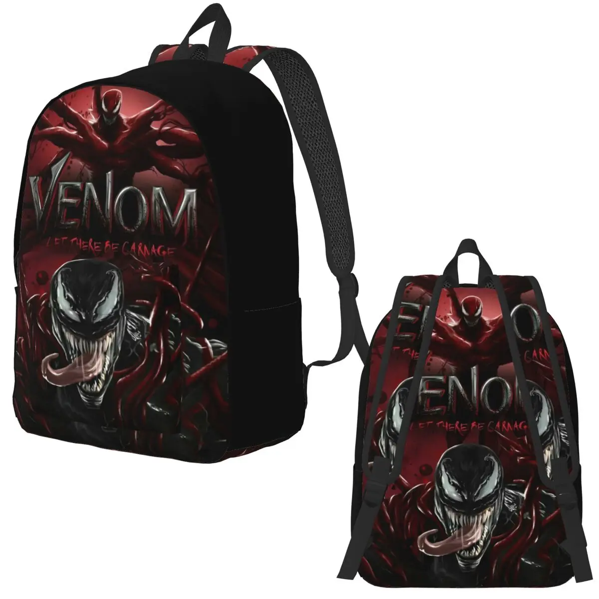 Venom 3 The Last Dance 2024 Movie Backpack for Kindergarten Primary School Student Bookbag Boy Girl Kids Daypack for Gift