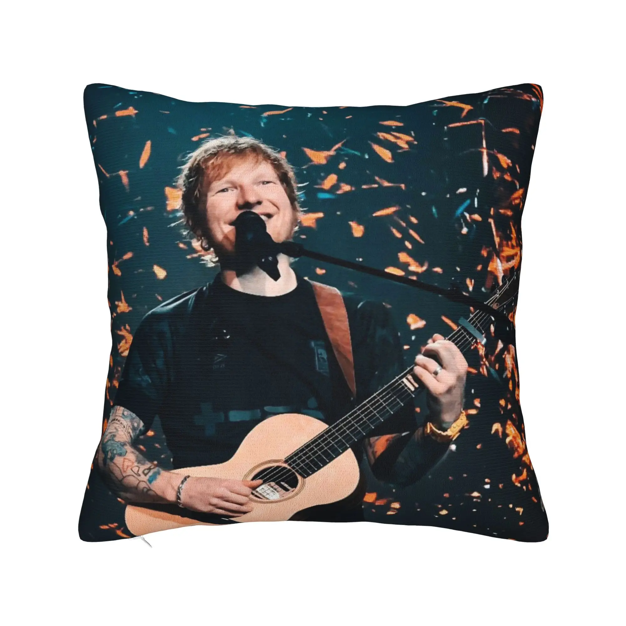 أغطية وسائد للديكور Ed Sheeran Loop Tour 2026 ملحقات غرفة النوم رمي كيس وسادة غطاء انغلق متعدد الحجم