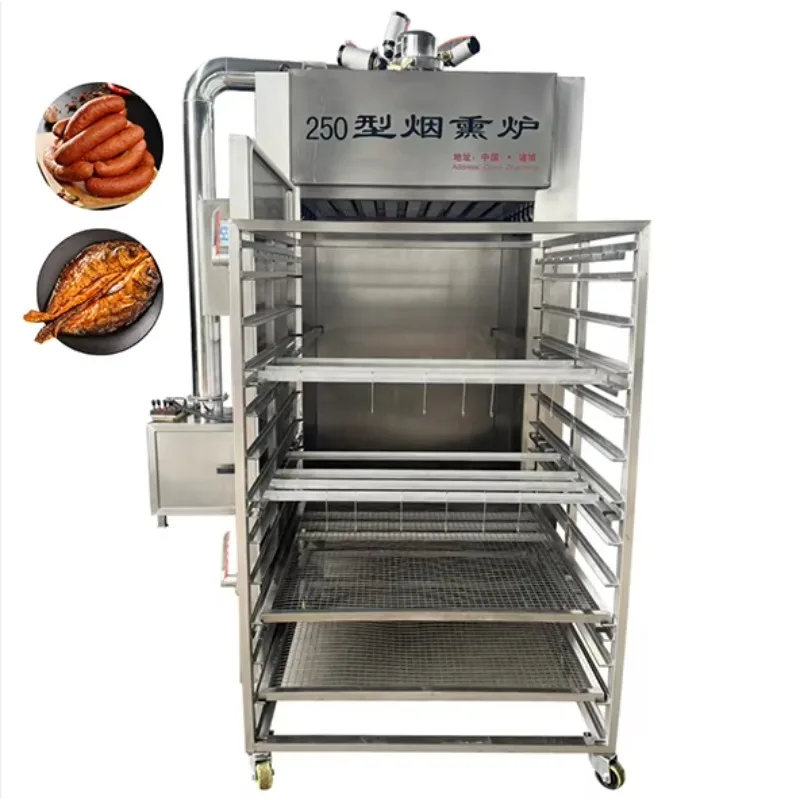 Customized High Efficiency Smokehouse Oven Multi Functional Smoking Baking Drying Steaming Cooking All in One Commercial Grade