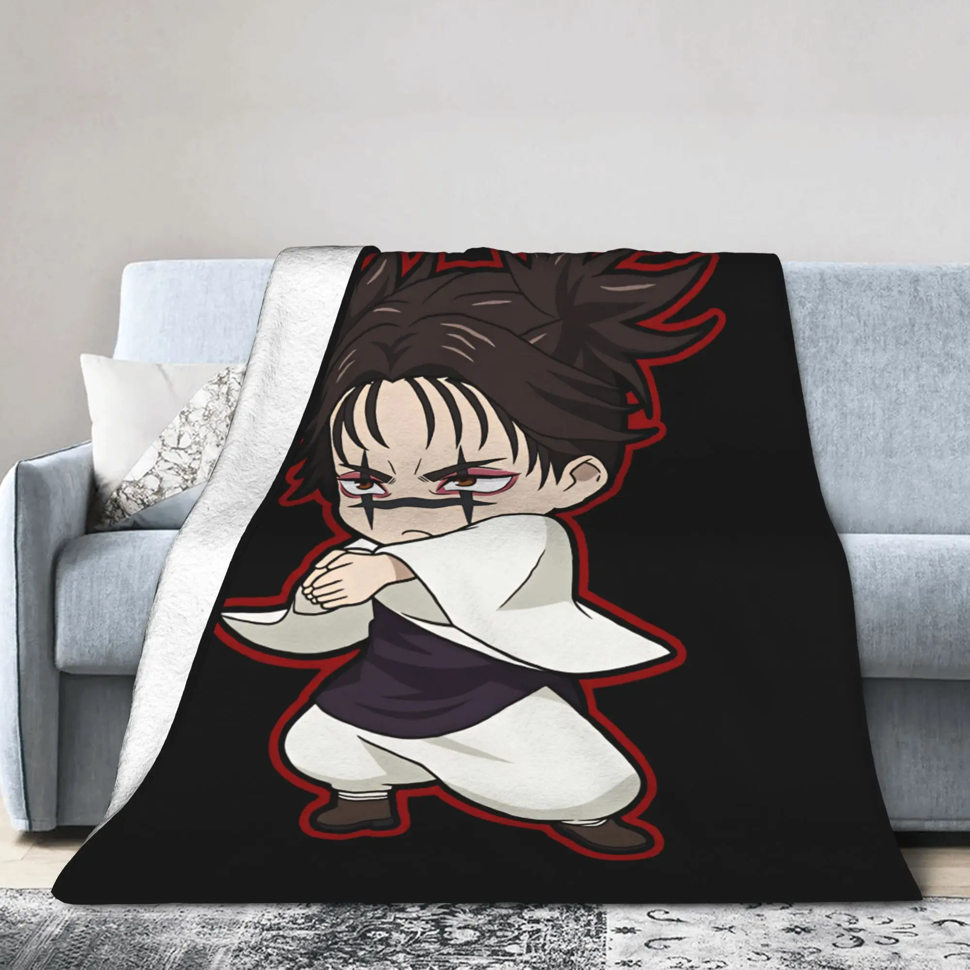 Choso JJK Manga Anime Blankets Flannel Autumn/Winter  Breathable Ultra-Soft Throw Blanket for Bed Car Plush Thin Quilt