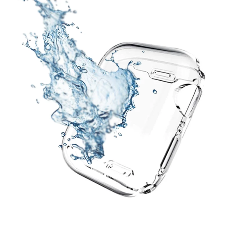 Custodia in TPU per Apple Watch Case 38MM 40MM 41MM 42MM 44MM 45MM copertura protettiva per schermo paraurti completo per iWatch Series 9 8 7 SE 6 4 3