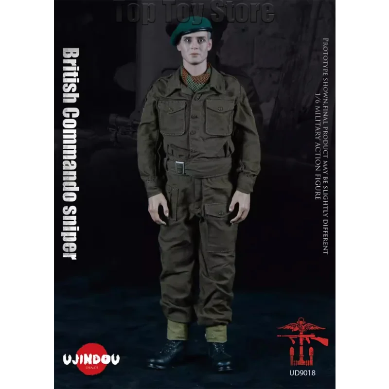 UJINDOU UD9018 1/6 équipe d'assaut britannique Sniper 12 ''mâle soldat militaire figurine ensemble complet modèle à collectionner jouets cadeau