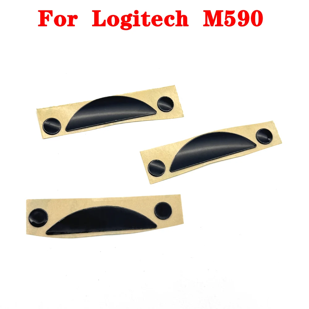 Mouse Feet Skates Pads For Logitech M590 Wireless Mouse Anti Skid Sticker Replacement Connector 0.6mm Thicknes