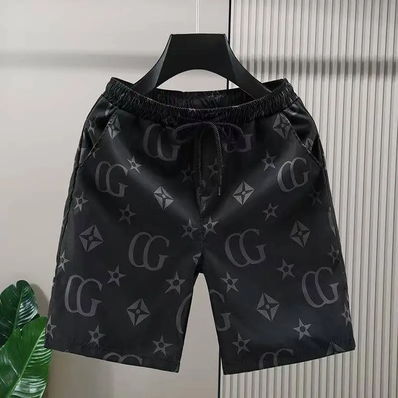 

CG Star New Men's Fashion Trendy Shorts Western Style Breathable Quick-drying Street Y2K Casual Beach Outdoor Moto Exercise Swim