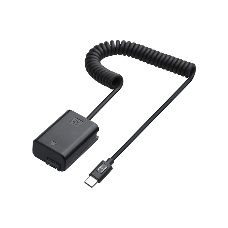 สำหรับกล้อง ZVE10โซนี่แบตเตอรี่เลียนแบบแหล่งจ่ายไฟ Np-Fw50ชนิด C A7R2แหล่งจ่ายไฟภายนอกแบบพกพา