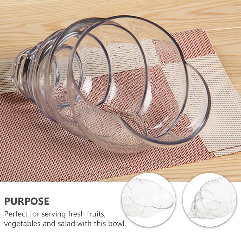 

Transparent Tableware Decorative Bowls Serving for Entertaining Hotel Restaurant Utensils