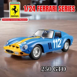 Bburago 1:24 Ferrari 250 GTO Replica modello di auto scala 458 488 Monza Enzo giocattolo in miniatura-regalo per gli appassionati di auto pressofuso