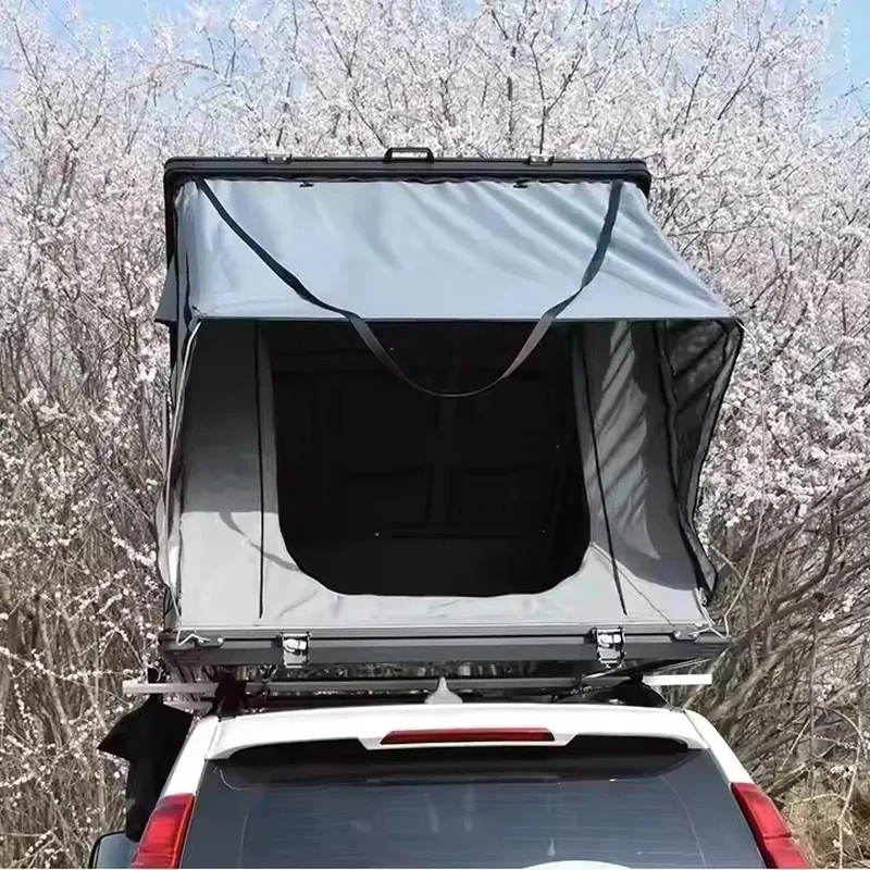 Premium Universal Ultralight Aluminum Hard Shell Rooftop Tent Waterproof for 4X4 SUV Pickup Overland Camping