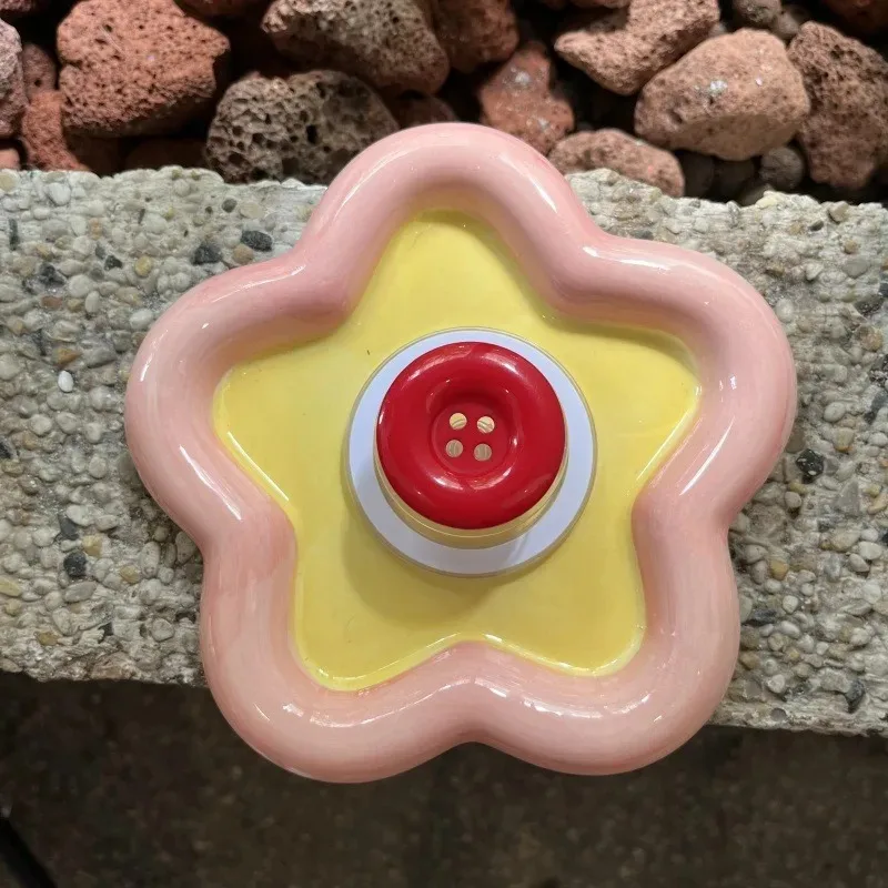 Koreanische Nette Farbe Taste Magnetische Halter Grip Tok Griptok Telefon Ständer Halter Unterstützung für IPhone 16 15 für Pad Magsafe Smart Tok
