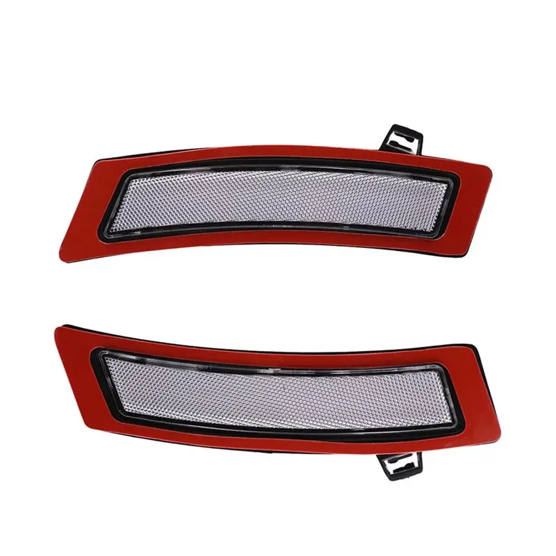 Side Marker Reflector Light Clear Lens Front Bumper For BMW E70 X5 LCI 2011-2013 63147274432, 63147274433