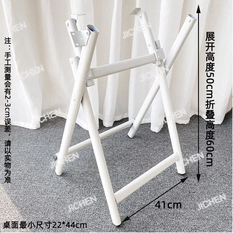 

Складные ножки для стола, тренога, опоры для стола, кронштейн, железные ножки-треноги для стола, прямоугольные, круглые опоры, простая полка