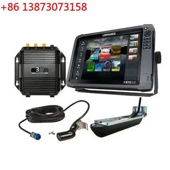 Lowrance HDS-12 Live  with Imaging 3-in-1 Transom C-MAP New and Efficient Tool