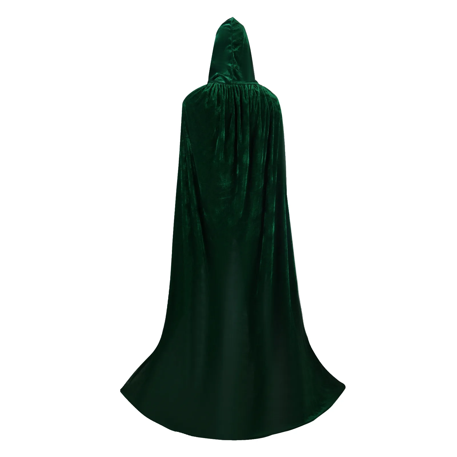 Halloween Cape Cosplay Costume Wizard Adult Grim Reaper Vampire Witch Velvet Cape Cloak