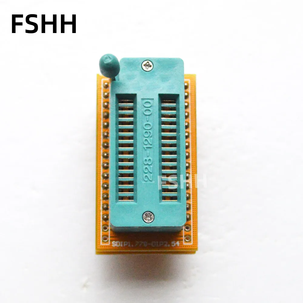 

1.778mm Pin Pitch SDIP28 to DIP28 Programmer adapter DIP28 to DIP28 2.54mm test socket 300mil(7.62mm)