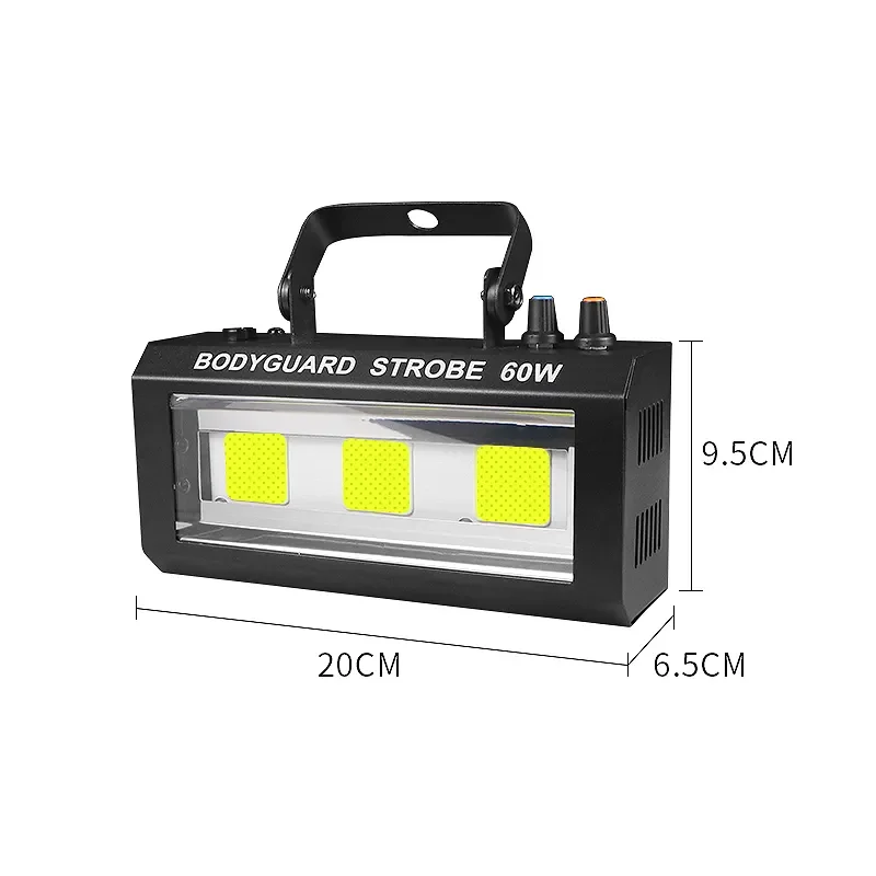 ไฟ LED เอฟเฟคท์ไลท์บนเวทีดิสโก้ไฟแฟลชรถยนต์ไฟแฟลช LED 60W ไฟสำหรับคลับดีเจไฟแฟลชรถยนต์งานอีเว้นท์