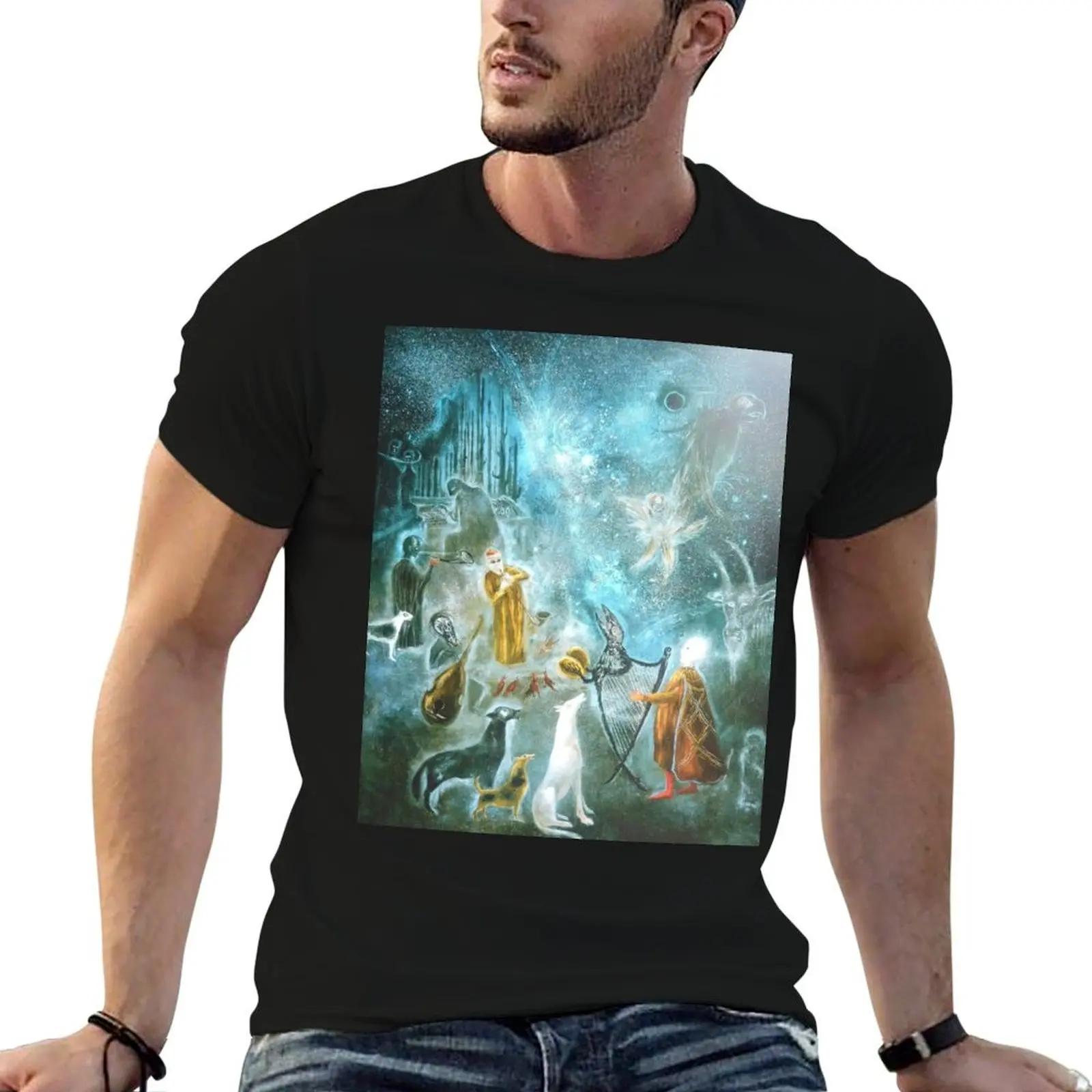 

leonora carrington artwork T-Shirt man t shirts for men casual t shirt man casual t shirt men 100% cotton luxury brand T-Shirt