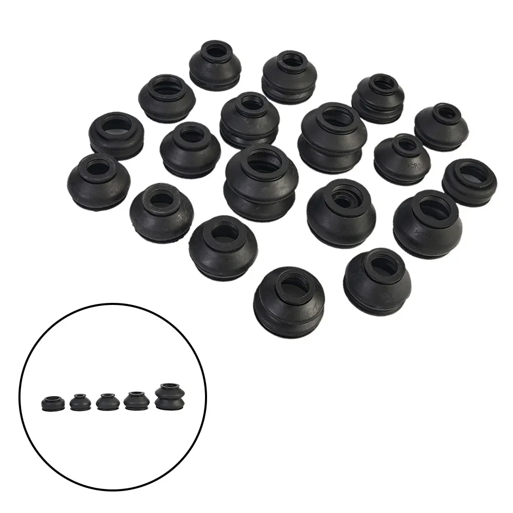 28pcs Ball Joint Boot Suspension Steering Dust Cover Track Tie Rod Linkage Kit Tie Rod End And Ball Joint Dust Boots Cover