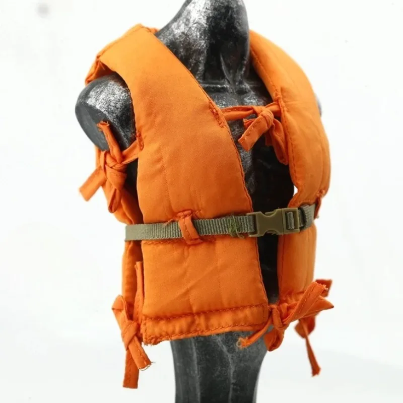 

1/6 Scale Soldier Orange Lifejacket Vest Toys Clothes Model for 12 Inch Action Figures Body Dolls Scene Accessory Decor