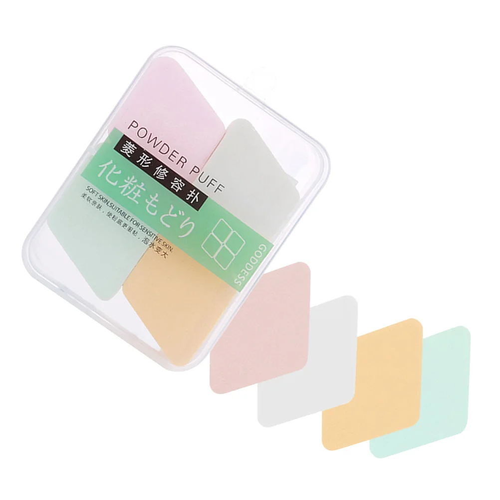 

Diamond Shape Makeup Sponge Soft Facial Puff For Liquid Foundation Cream Powder Wet Dry Use Beauty Tool