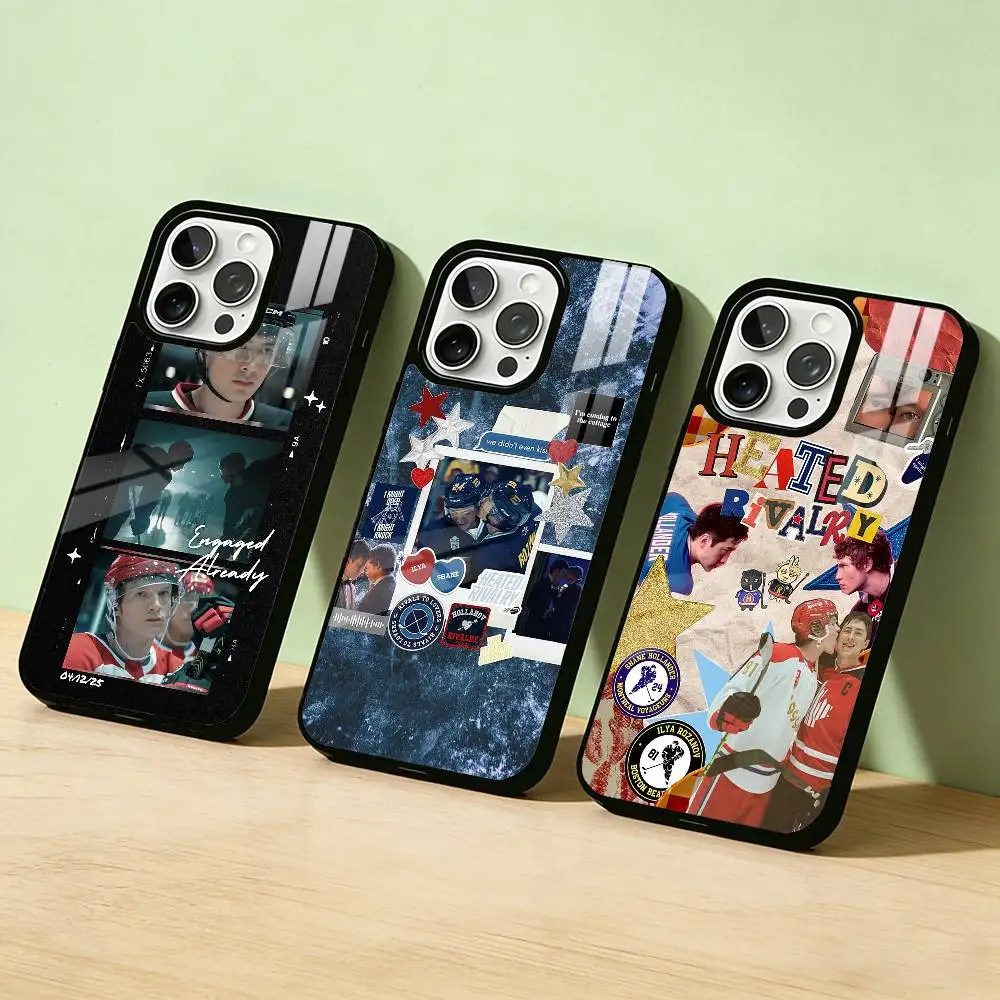 

AAA Heated Rivalry Phone Case Color Silver Shell For IPhone 17 16 15 14 13 12 11 Pro Max Plus