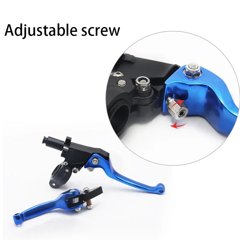 Electroplating Folding Clutch Brake Lever 22mm 7/8 Inch Foldable Adjustment Handle For Off-Road Atv Modification Accessories