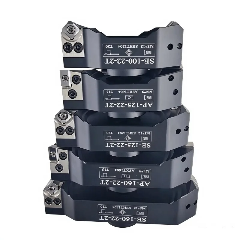 AP SE AP16 End milling cutter tool 90 ° 45 ° KM12 400R 50 22 27 32 right angle double edge bridge type aluminum alloy cutter