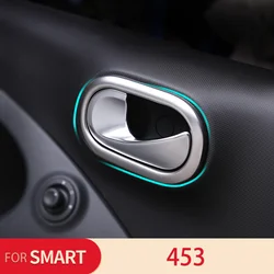 자동차 내부 문짝 핸들 볼 장식 프레임, 스마트 453 Fortwo Forfour 인테리어 스트립 수정 액세서리