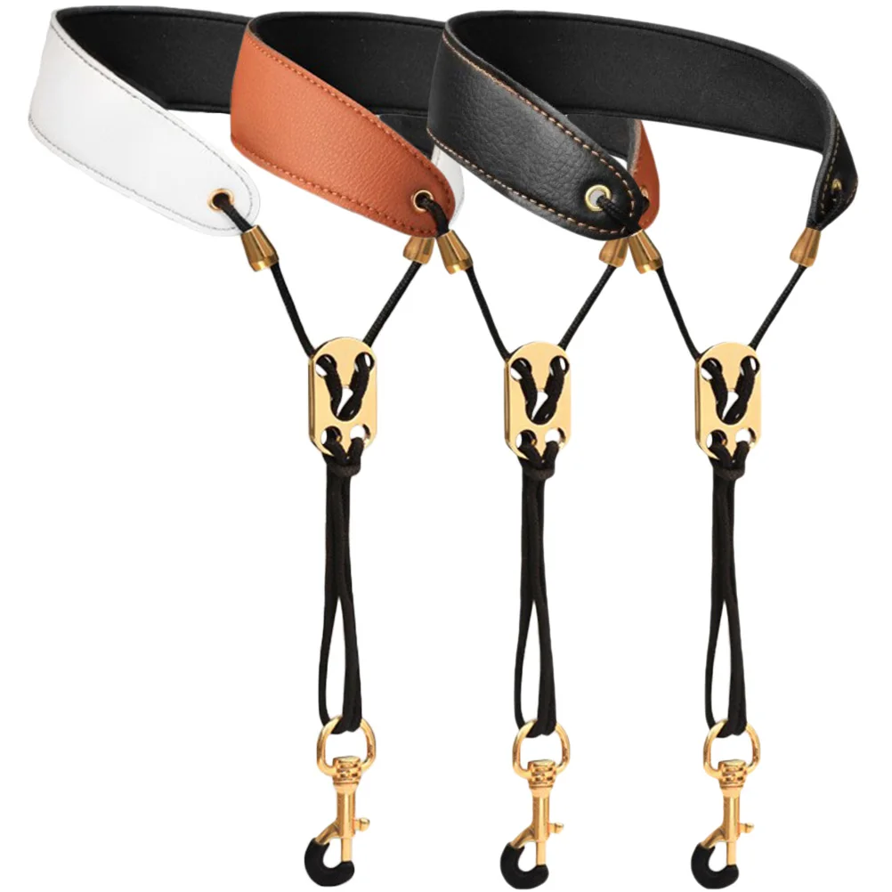

3 Pcs Saxophone Strap Neck Alto Accessories Double Shoulder Soprano Clarinet Tenor