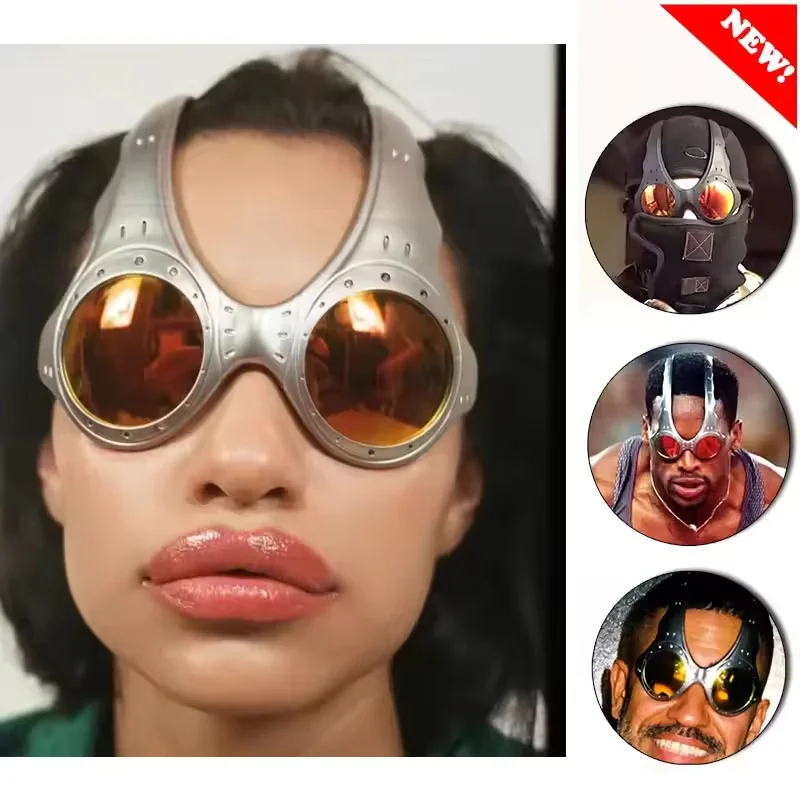 

Over The Top Sunglasses, Unisex Metal Frame Sports Glasses, Large Y2k Outdoor Cycling Accessories Windproof Anti-Blue Ray UV400