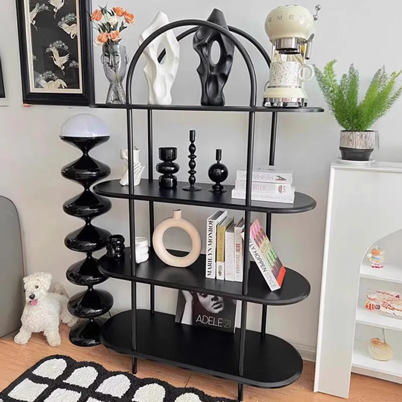 رف عرض مستحضرات التجميل من الحديد المطاوع، رف تخزين خزانة عرض السلع #4