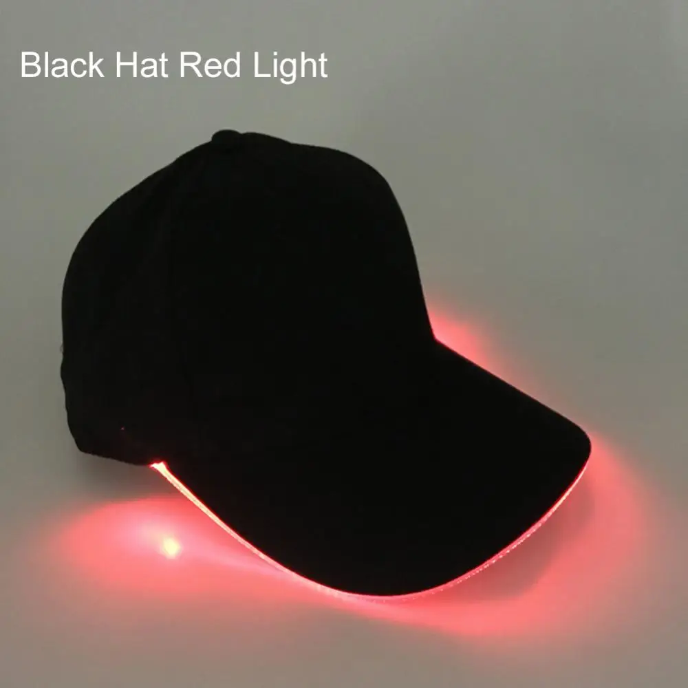 Men Hat Cap LED Light Up Baseball Glowing Hats For Women Night Running Caps LED Luminous Club Party Hip Hop Golf Caps Visors