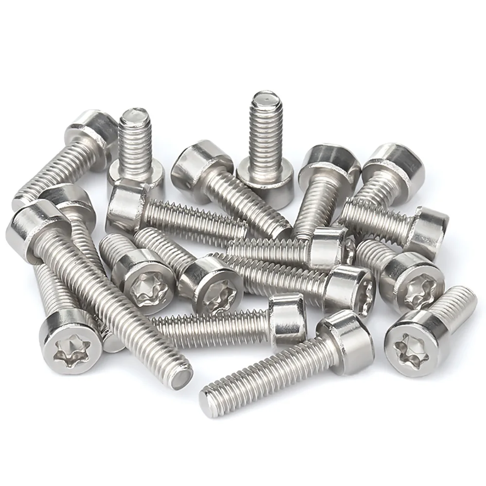 Tamper Proof Six Lobe Torx Socket Head Screws 304 Stainless Steel M2-M5 Anti-theft Fastener For Cabinet Machinery Assembly