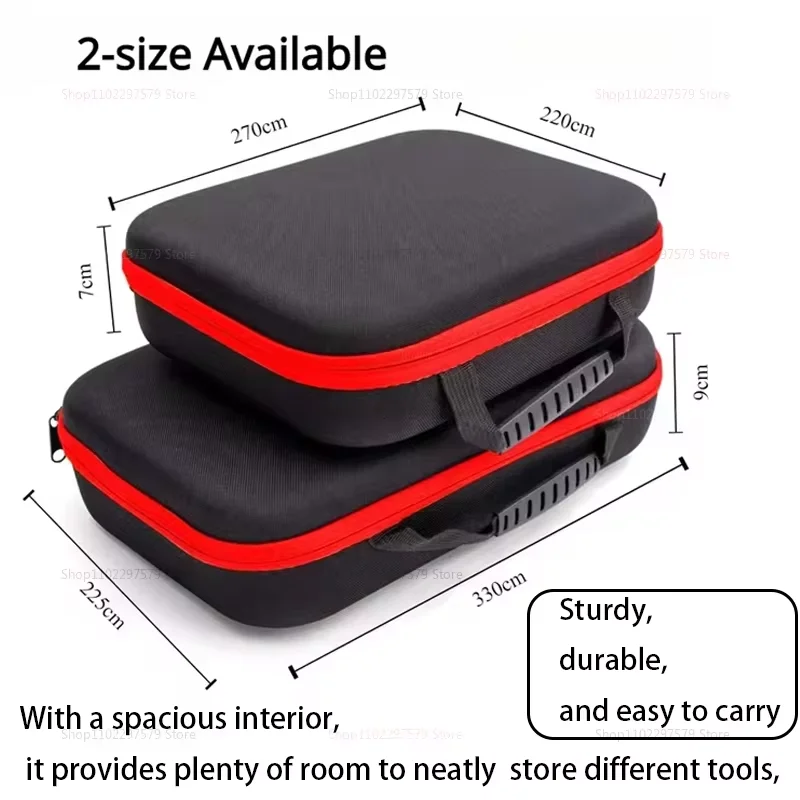 Tragbare Aufbewahrungstasche für elektrische Bohrmaschinen, Oxford-Stoff, Elektriker-Hardware-Organizer, Mehrzweck-Tragetasche, stoßfest