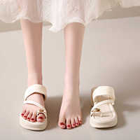 Summer Strips Yellow Sandals Woman Street Slippers Pharmacy Scholl Shoes Sneakers Sports Advanced Funny Shouse Different