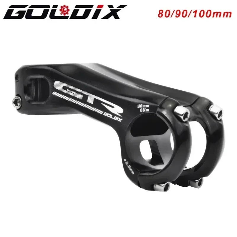 

GOLDIX GTR-17 Degree Aluminum Alloy Cnc Mountain Road Bike Handlebar 80 90 100mm Bike Stem Next Bikes Parts Bmx Stem