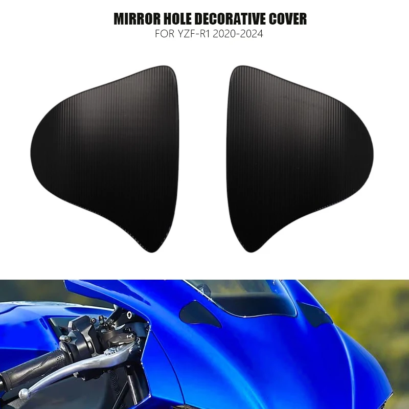 

Motorcycle Rearview Mirror Seat Decorative Cover Mirror Base Fit For Yamaha R1 YZF R1 YZF-R1 YZFR1 2020 2021 2022 2023 2024