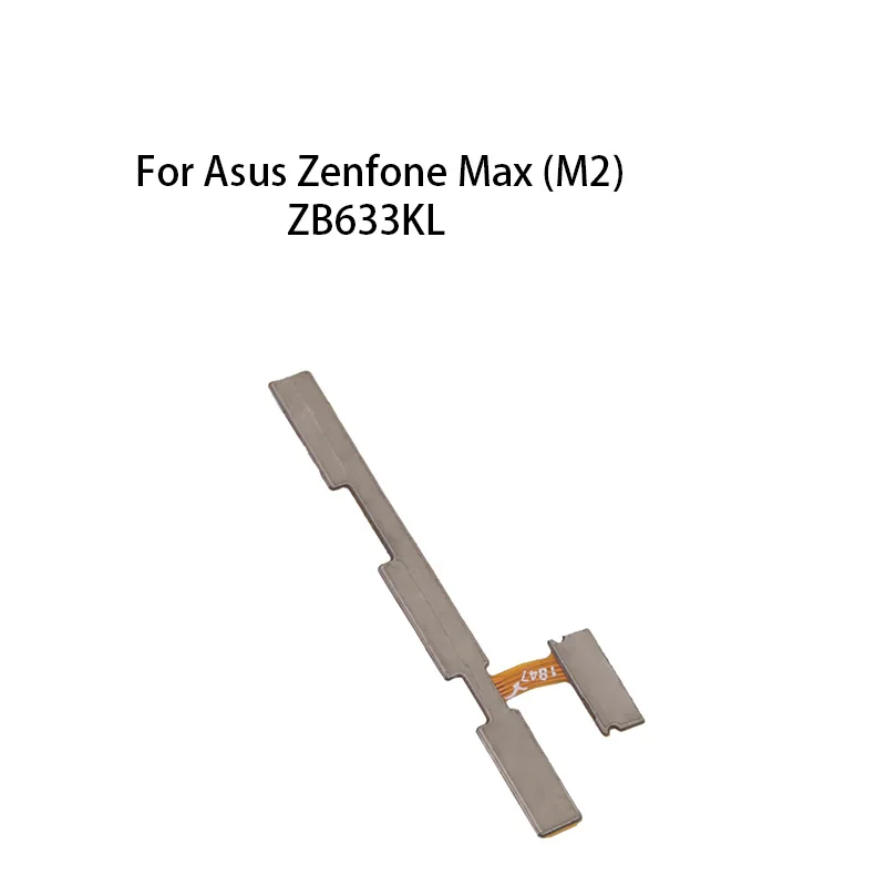 GEFENSI Power Button & Volume Button Flex Cable For Asus Zenfone Max (M2) ZB633KL