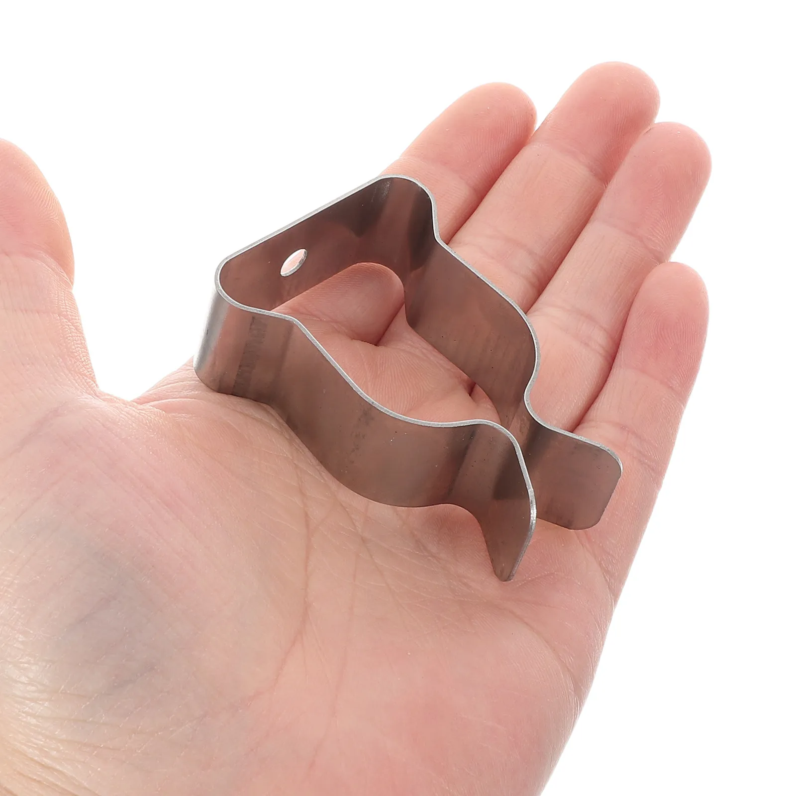 1Set Window Well Cover Spring Clips Stainless Steel High Strength Retention Clamps for Basement Glass Panel Holder Glass Fixing