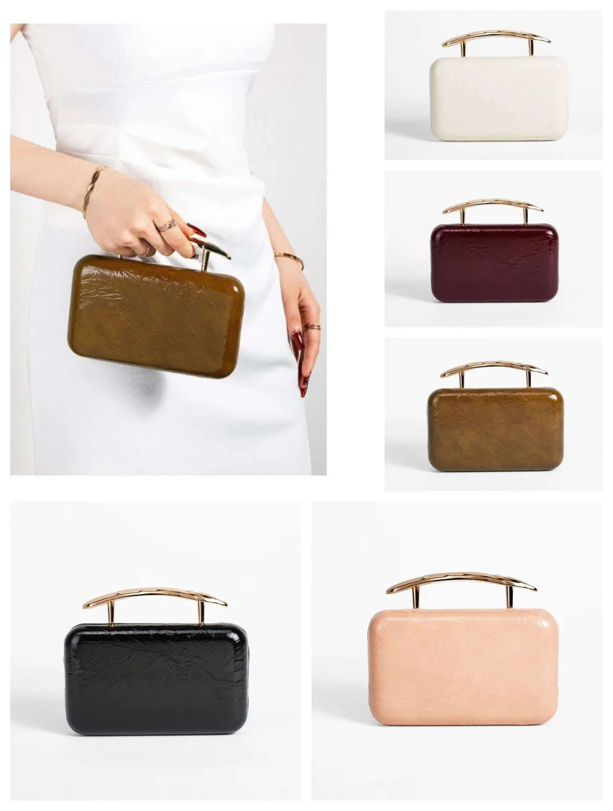

Female Mini Shoulder Handbag Evening Fashion Pro Cocktail Clutch Crossbody Pu Leather Women's Tote Bags Luxury Vip Brand Wallet