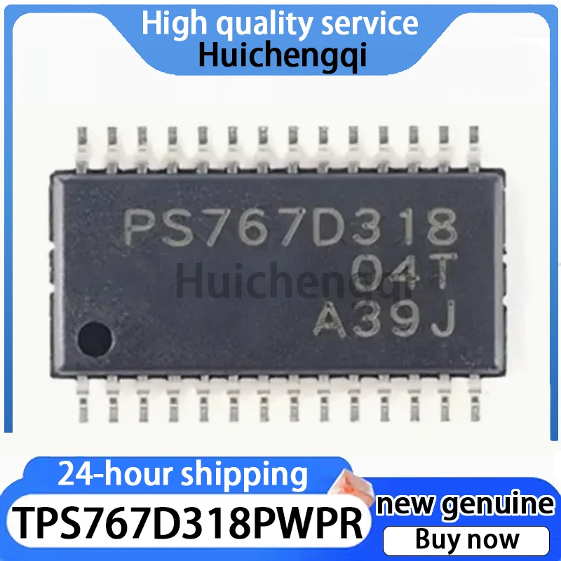 1PCS Original Genuine TPS767D318PWPR Package TSSOP-28 Dual Output Low Voltage Drop Regulator