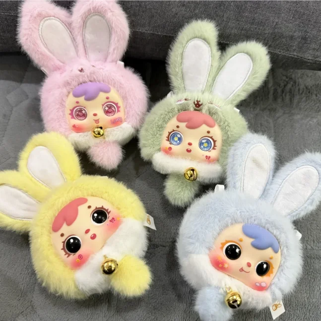Kawaii Samuel Mini colección de conejos, caja ciega, bolso colgante, accesorios de decoración, muñeca bonita, juguete sorpresa para niña, caja misteriosa de regalo