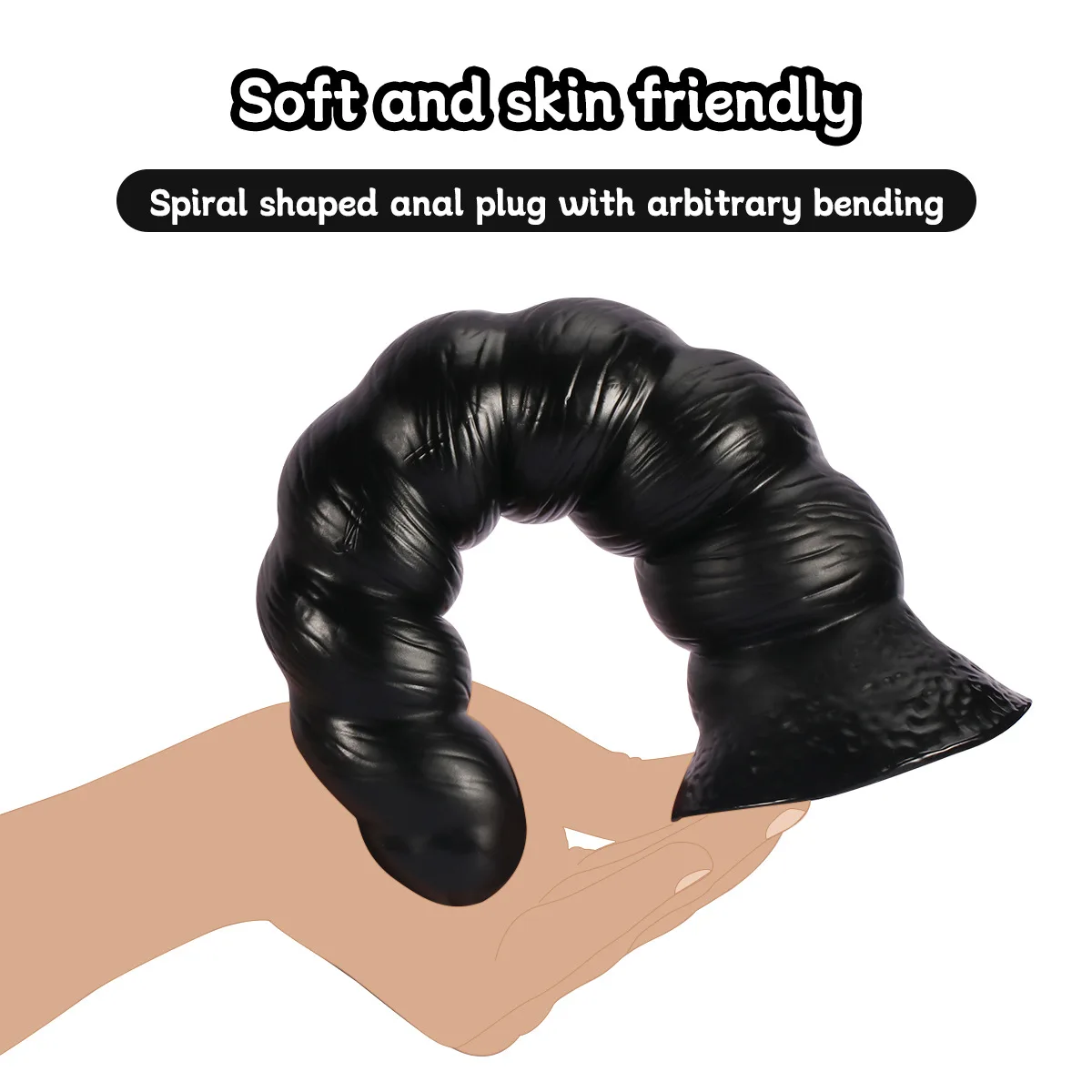 قضبان اصطناعية بمقبس شرجي من السيليكون مع كوب شفط لتحفيز المهبل والشرج بمقبس مؤخرة كبيرة ألعاب جنسية موسع شرجي ناعم للنساء والرجال #4